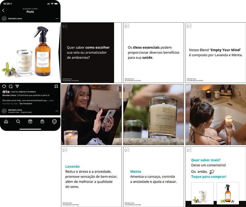 Instagram Carousel example