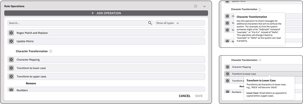 Streamlined Operation Builder