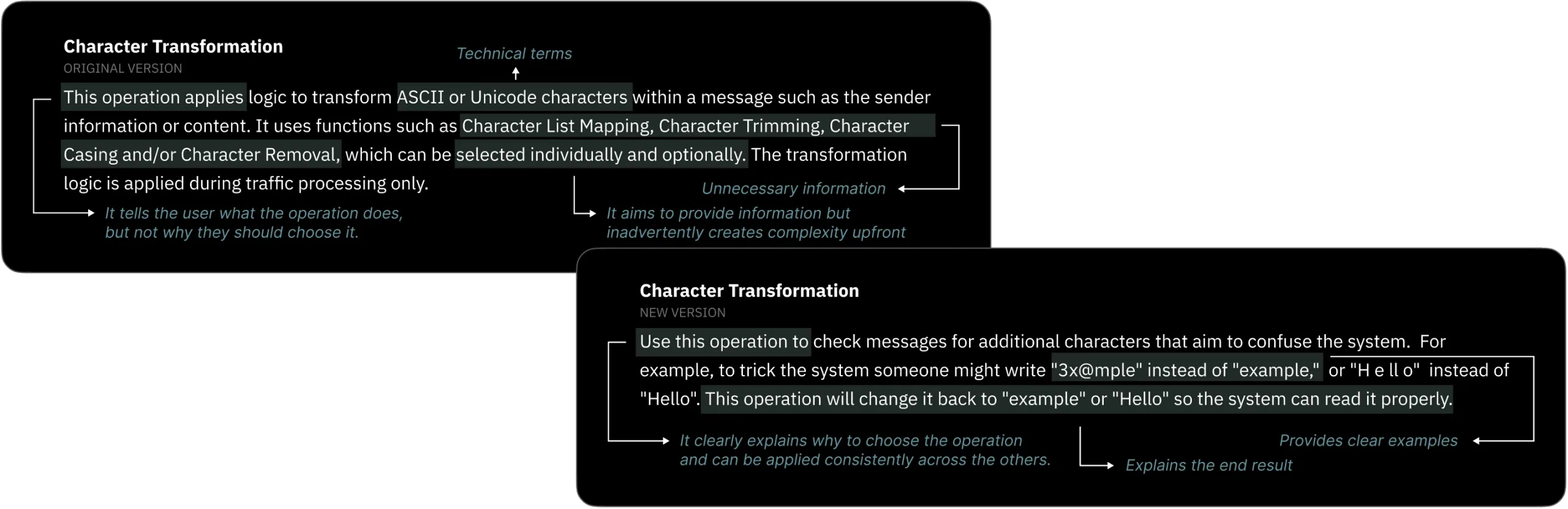 Reducing technical language